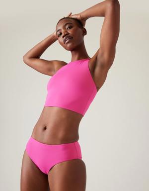 Athleta Conscious Crop Bikini Top A&#45C pink