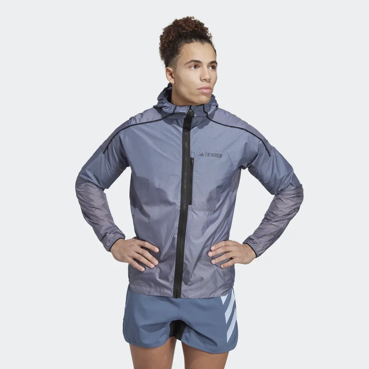 Adidas Terrex Agravic Windweave Trail Running Windbreaker. 2