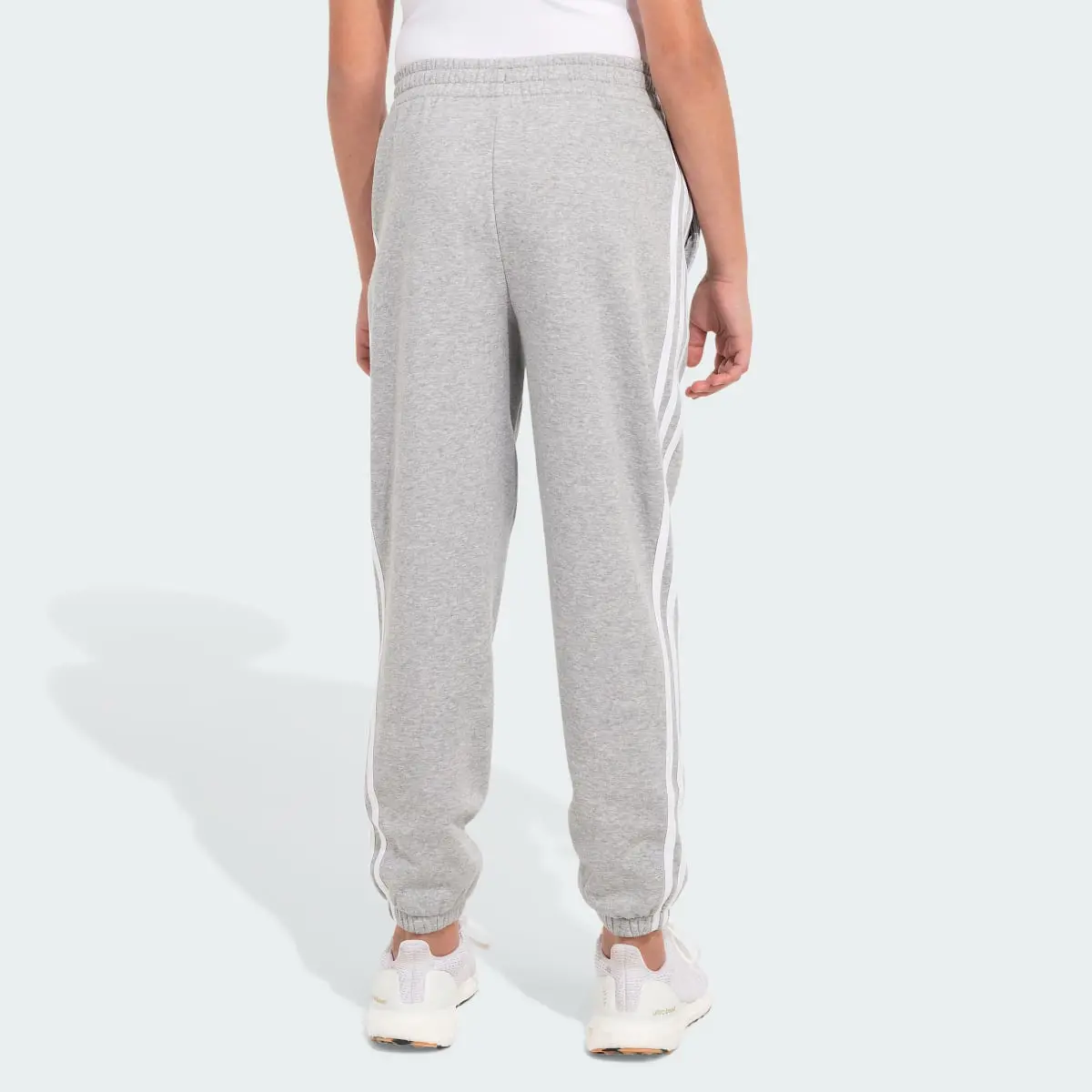 Adidas Essentials 3-Stripes Fleece Joggers (Extended Size). 2