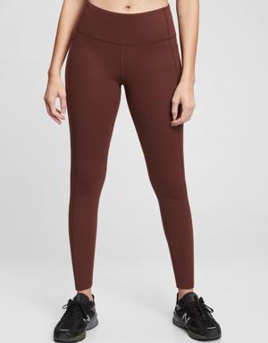 Fit High Rise Brushed Power Leggings purple