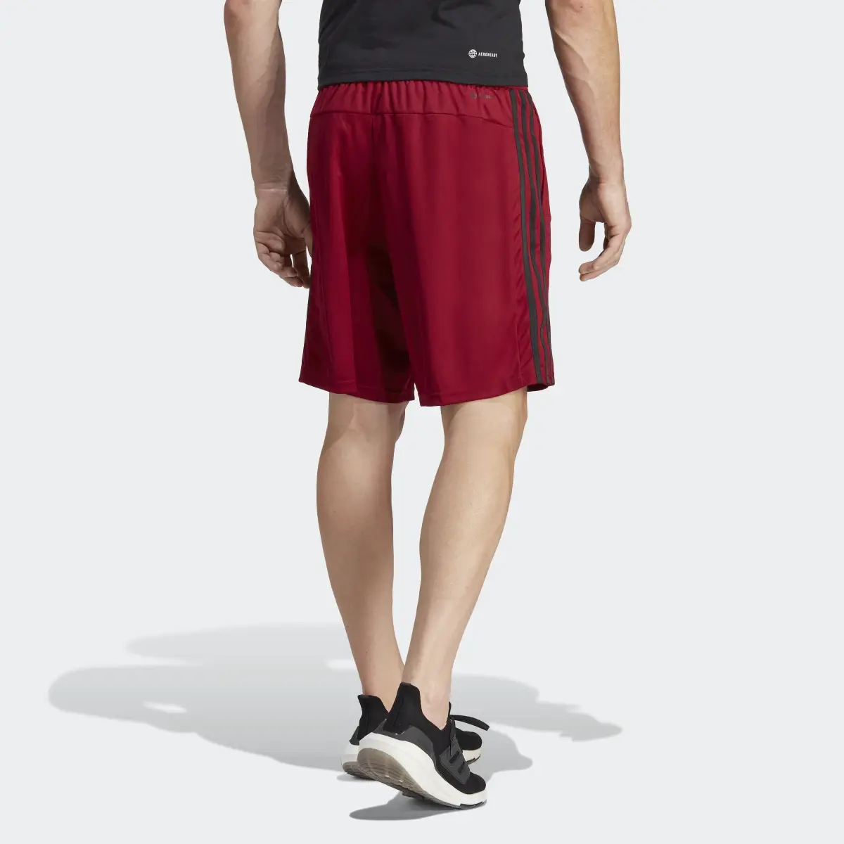 Adidas Train Essentials Piqué 3-Stripes Training Shorts. 2