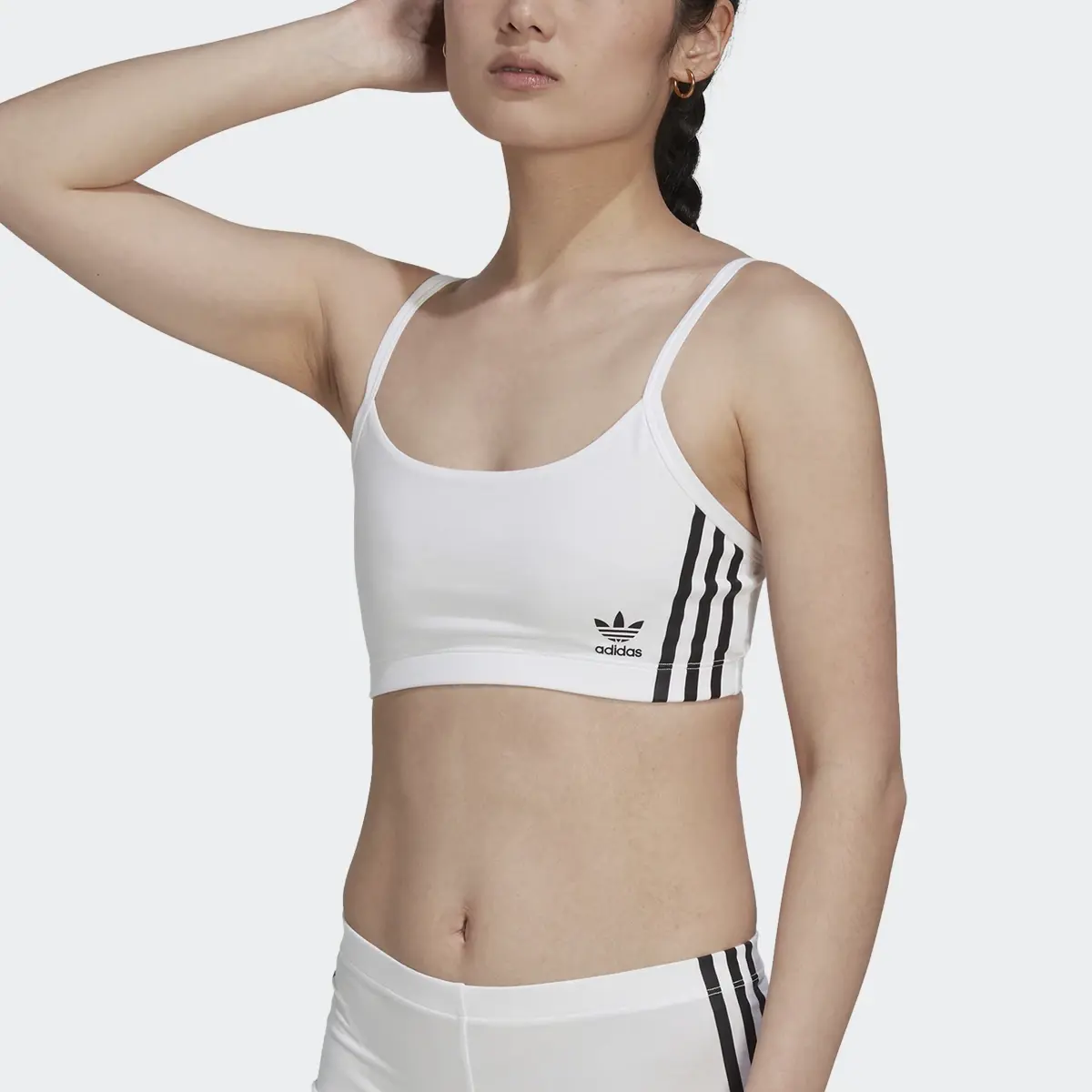 Adidas Adicolor Comfort Flex Cotton Bralette Underwear. 1