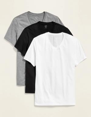 Go-Dry V-Neck T-Shirt 3-Pack multi