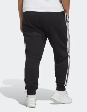 Essentials 3-Stripes French Terry Cuffed Pants (Plus Size)