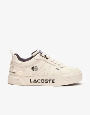 Women’s Branded Leather L002 Trainers