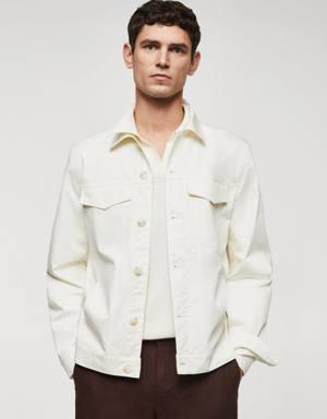 Chest-pocket cotton overshirt