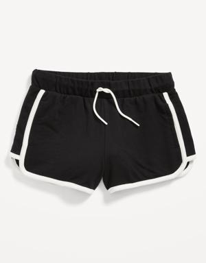 Old Navy French Terry Dolphin-Hem Cheer Shorts for Girls black