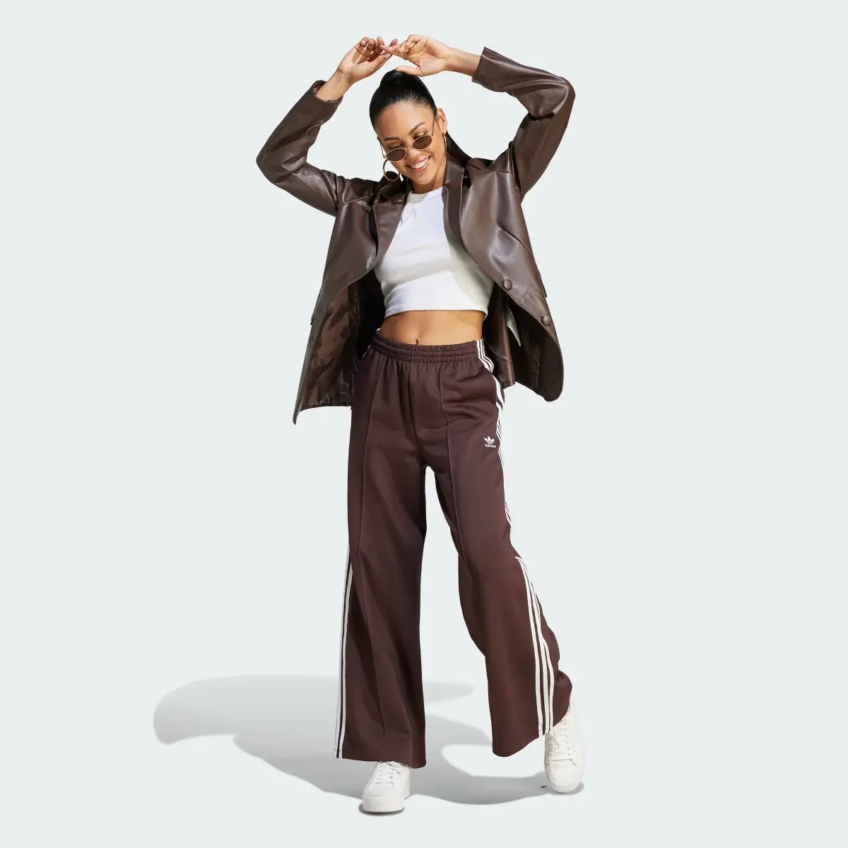 Adidas Adicolor Classics Wide Leg Pants. 3