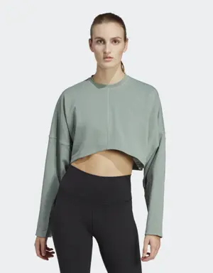 Yoga Studio Crop Sweatshirt
