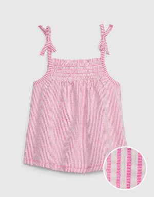 Gap Toddler Seersucker Tank Top pink