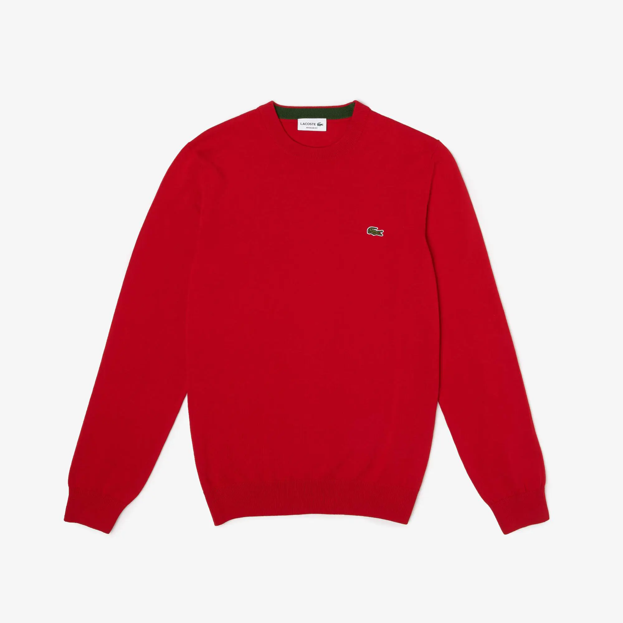 Lacoste Men's Organic Cotton Crew Neck Sweater. 2