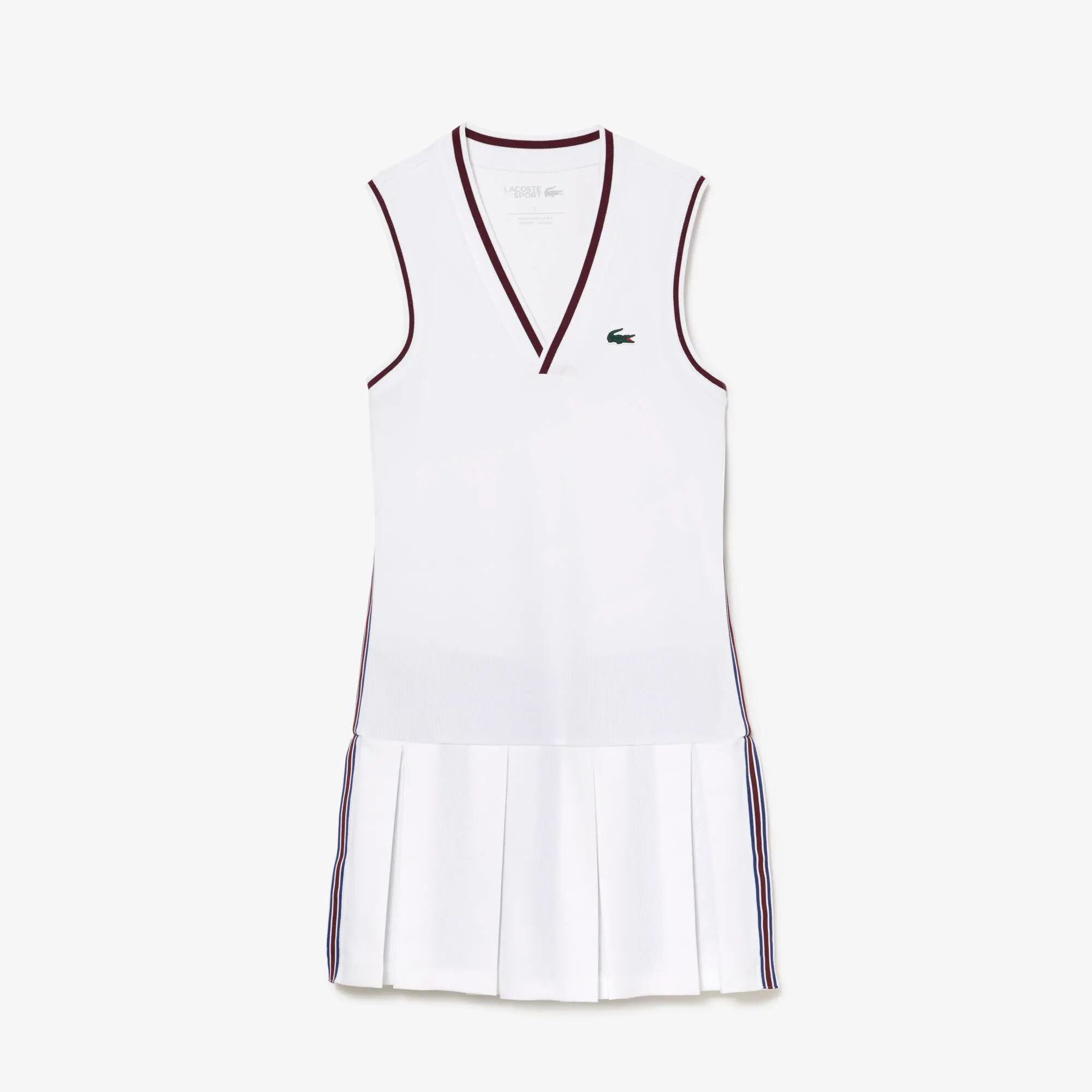 Lacoste Tennis Dress with Removable Piqué Shorts. 1
