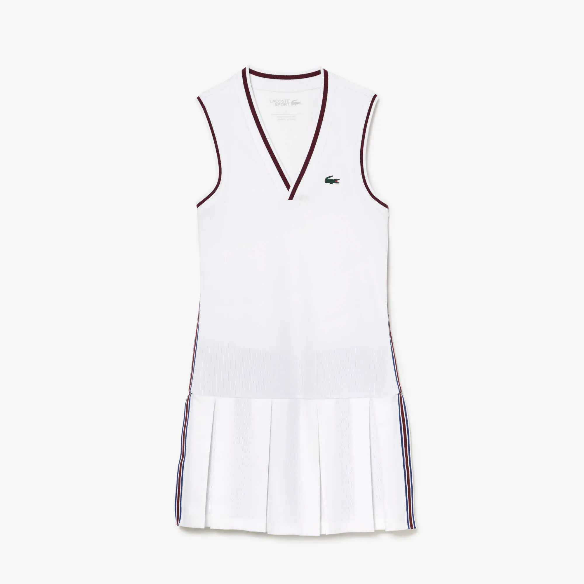 Lacoste Tenniskleid mit abnehmbaren Piqué-Shorts. 1