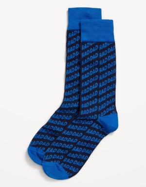 Printed Novelty Statement Socks for Men multi