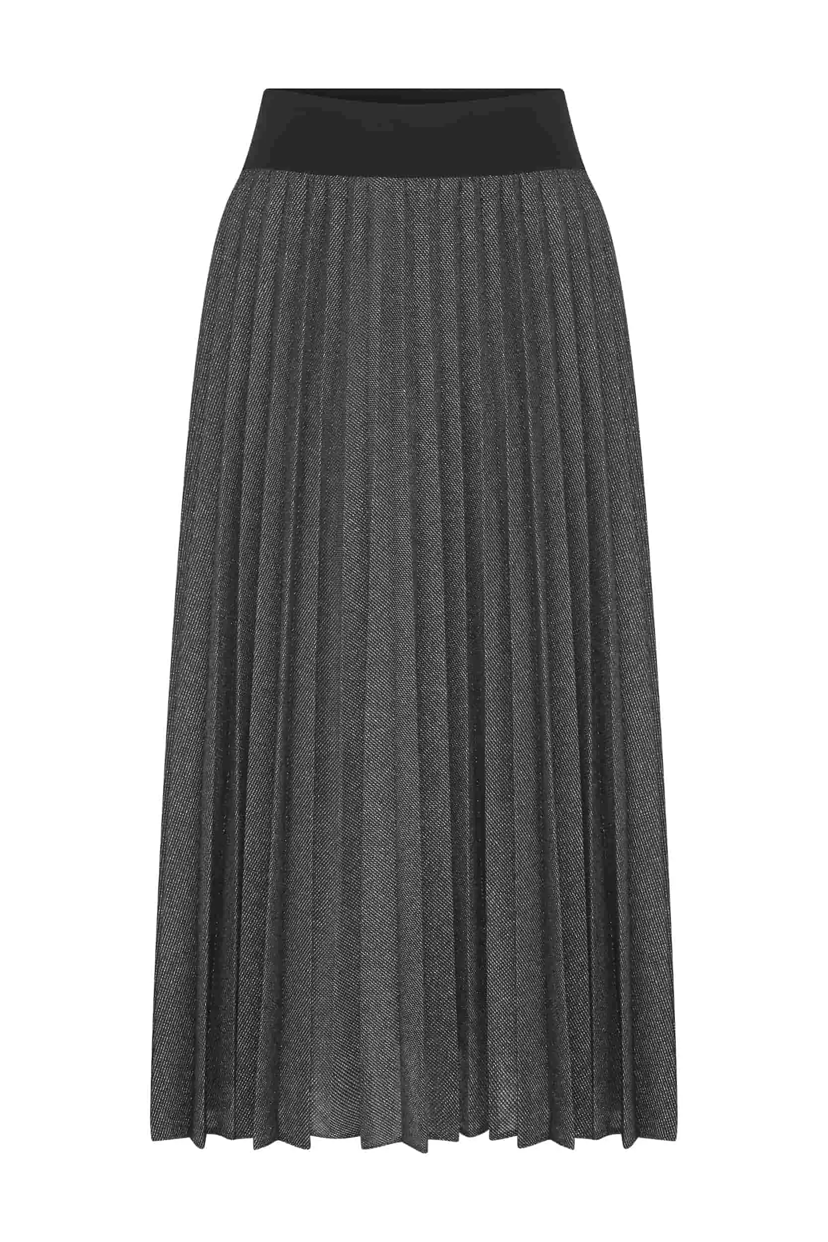 Roman Shimmer Pleated Midi Skirt - 4 / Original. 1