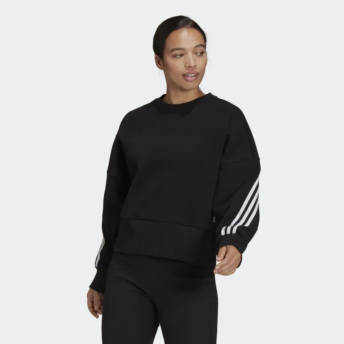 Adidas Future Icons 3-Stripes Sweatshirt. 2