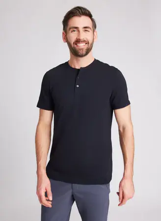 Kit And Ace Ace Pima Henley Tee. 1