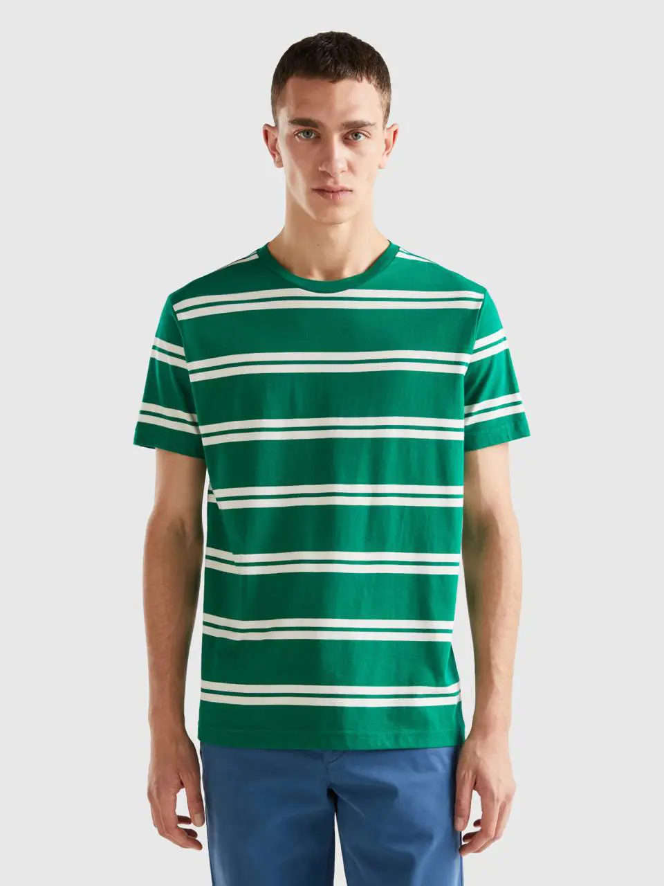 Benetton striped short sleeve t-shirt. 1