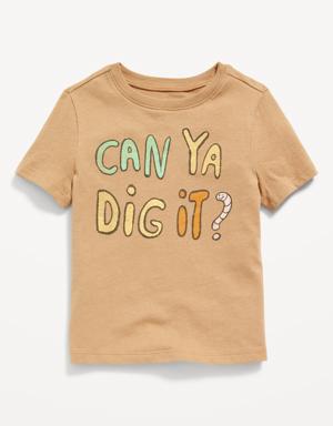 Old Navy Unisex Short-Sleeve Graphic T-Shirt for Toddler brown