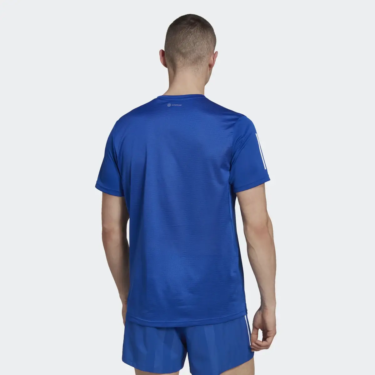 Adidas Own the Run AEROREADY Graphics In-Line Running Short Sleeve T-Shirt. 3