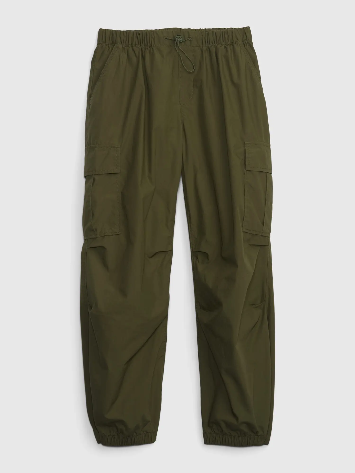 Gap Kids Pull-On Cargo Parachute Pants green. 1