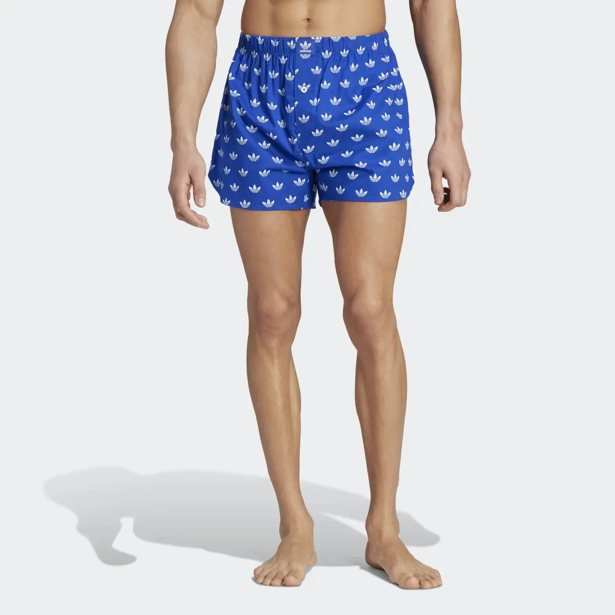 Adidas Comfort Core Cotton Icon Woven Boxer Underwear. 1