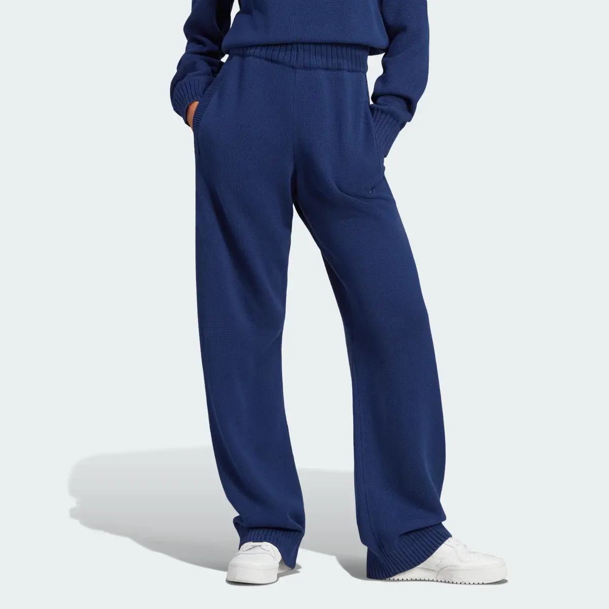 Adidas Premium Essentials Knit Relaxed Pants. 1