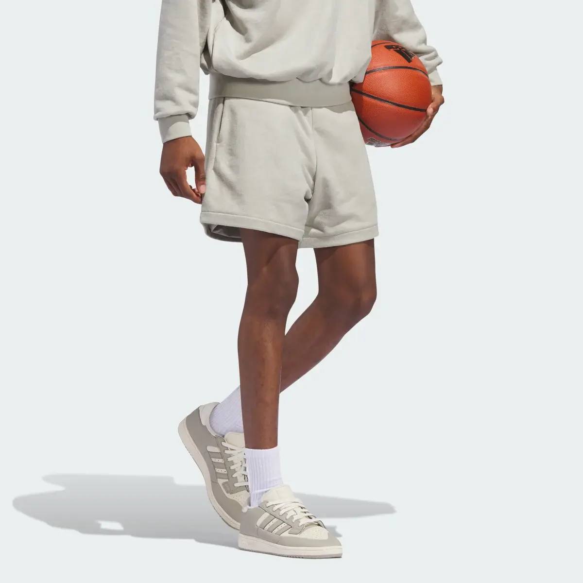 Adidas Basketball Sueded Shorts. 3