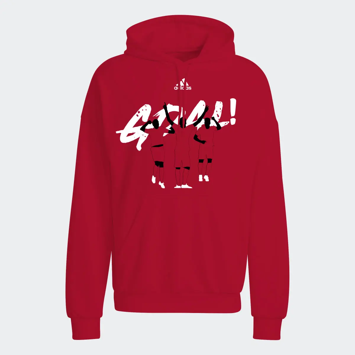 Adidas GOAL RED HOODIE. 1