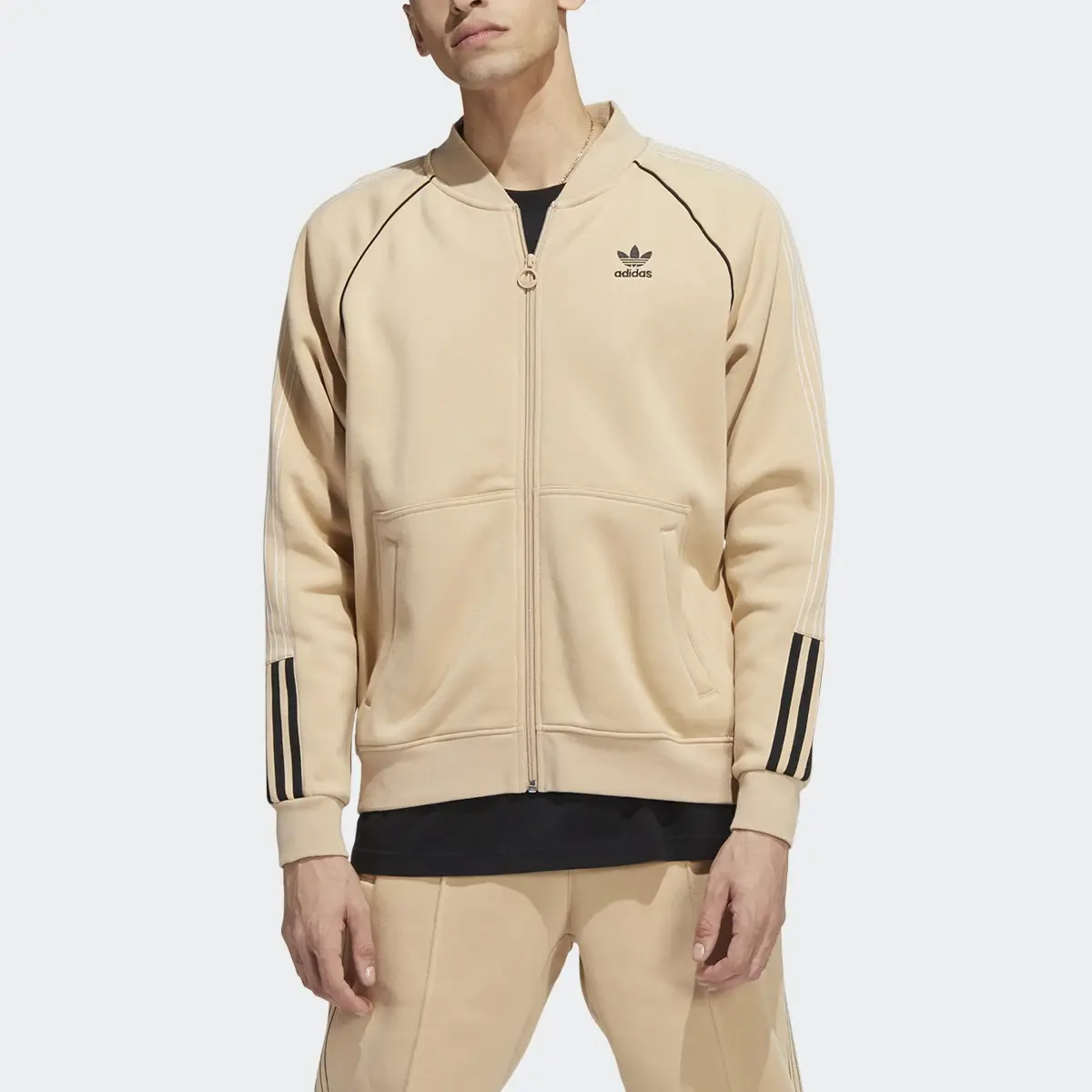 Adidas Fleece SST Track Jacket. 1