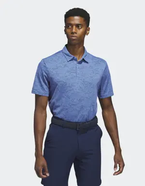 Textured Jacquard Golf Polo Shirt