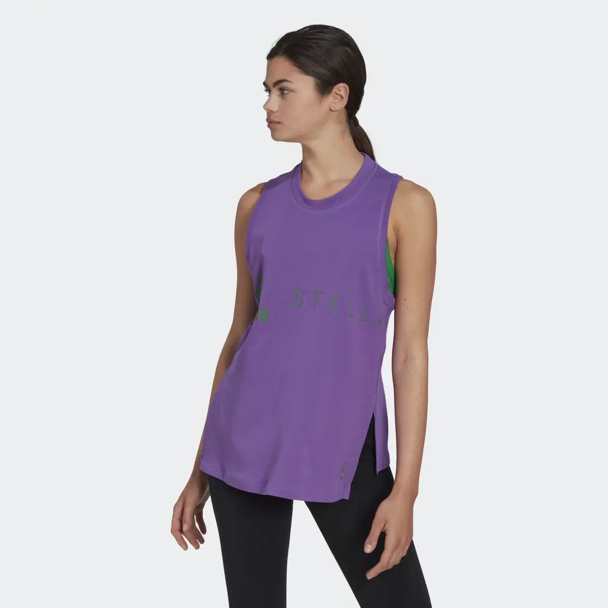 Adidas by Stella McCartney Sportswear Logo Tank Top. 2