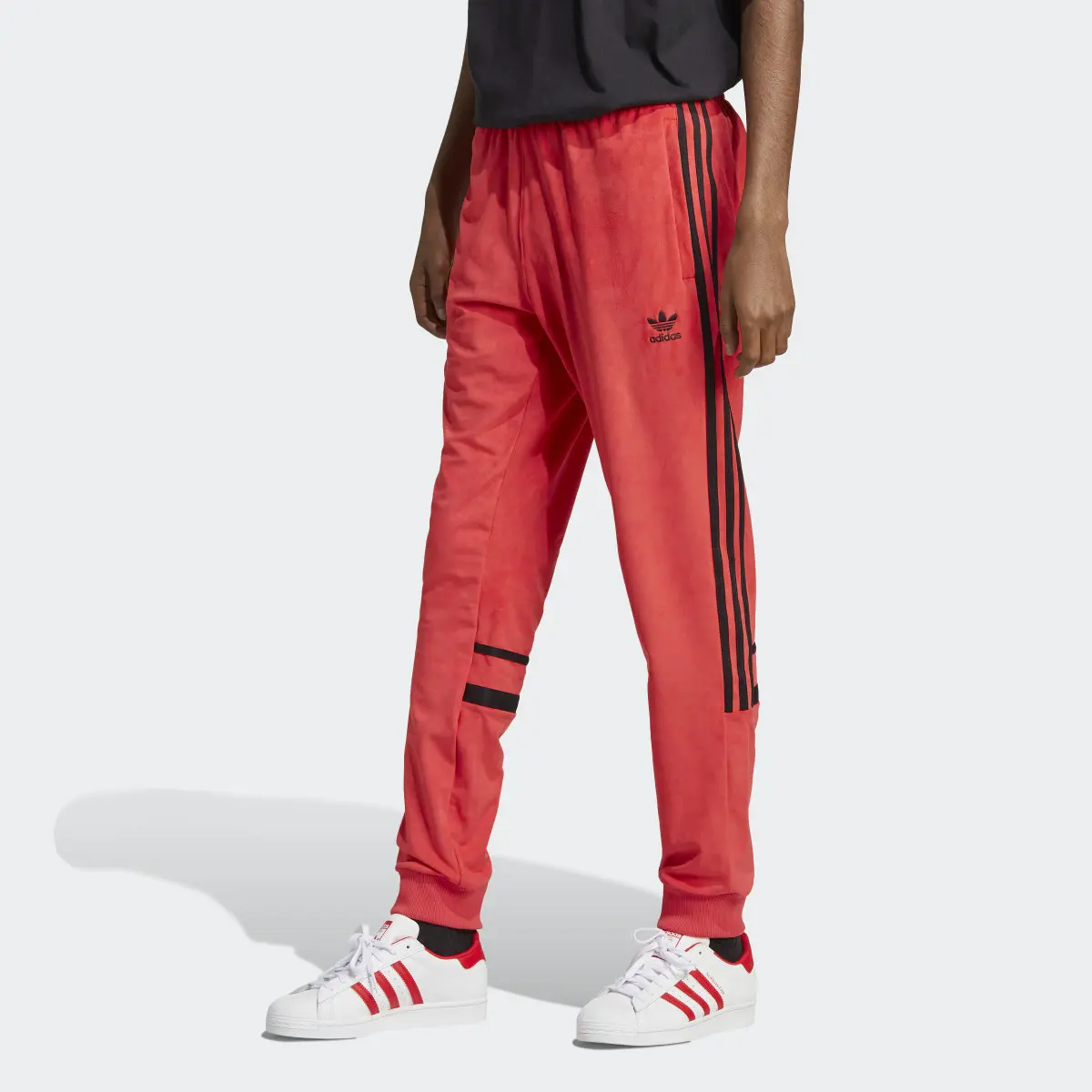 Adidas Adicolor Classics Plush Tracksuit Bottoms. 1