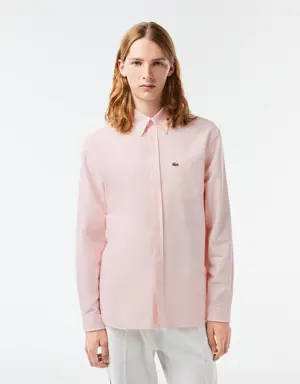 Lacoste Camicia Oxford di cotone regular fit