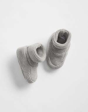 Baby Brannan Booties gray