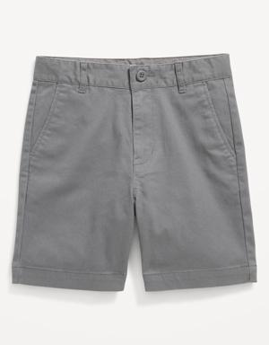 Old Navy Straight Twill Shorts for Boys (Above Knee) gray