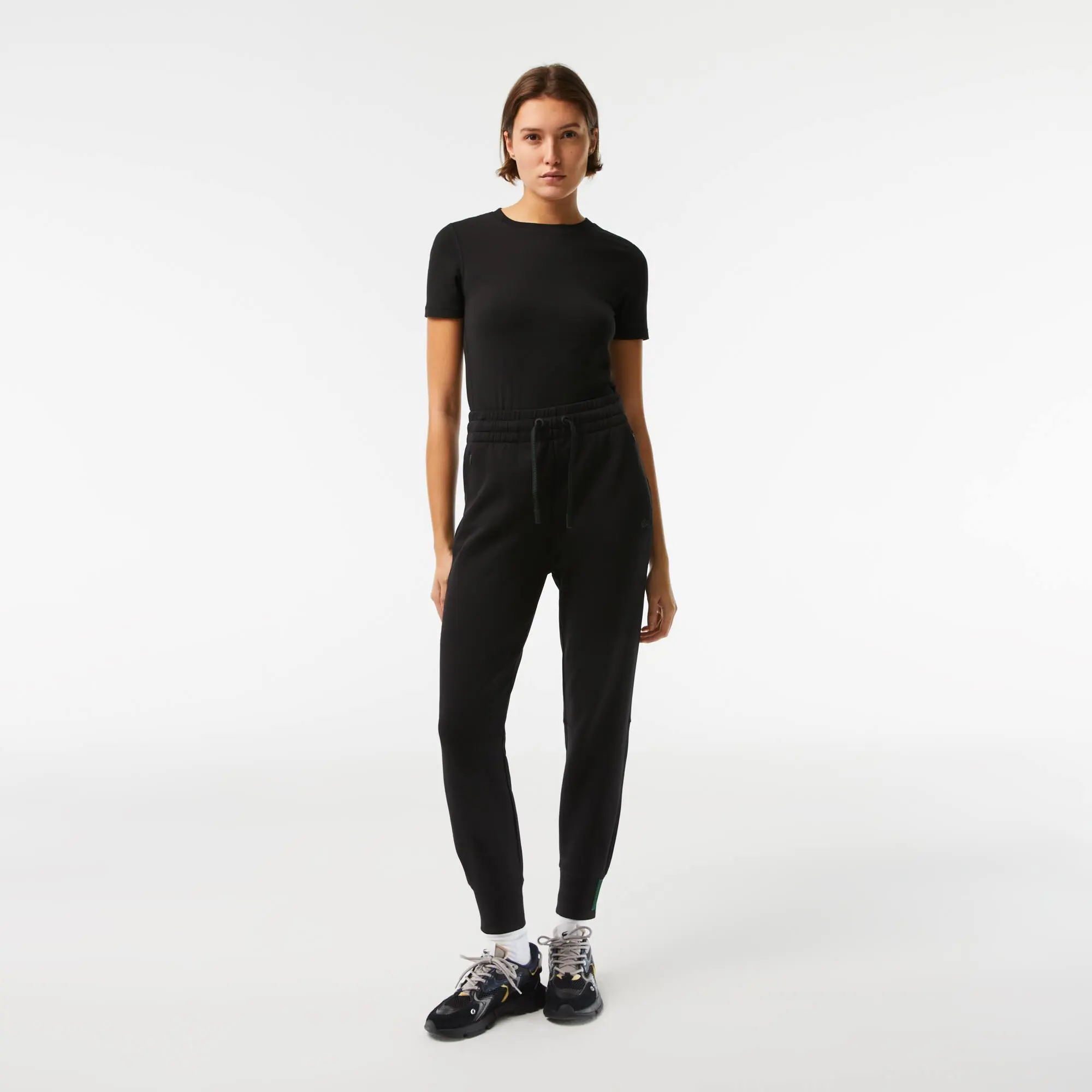 Lacoste Women's Cotton Jersey Sweatpants. 1 Lacoste Women's Cotton Jersey Sweatpants. 1
