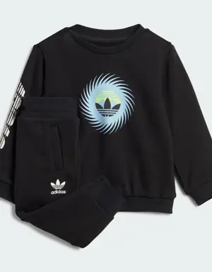 Graphics Crew Sweatshirt and Pants Set