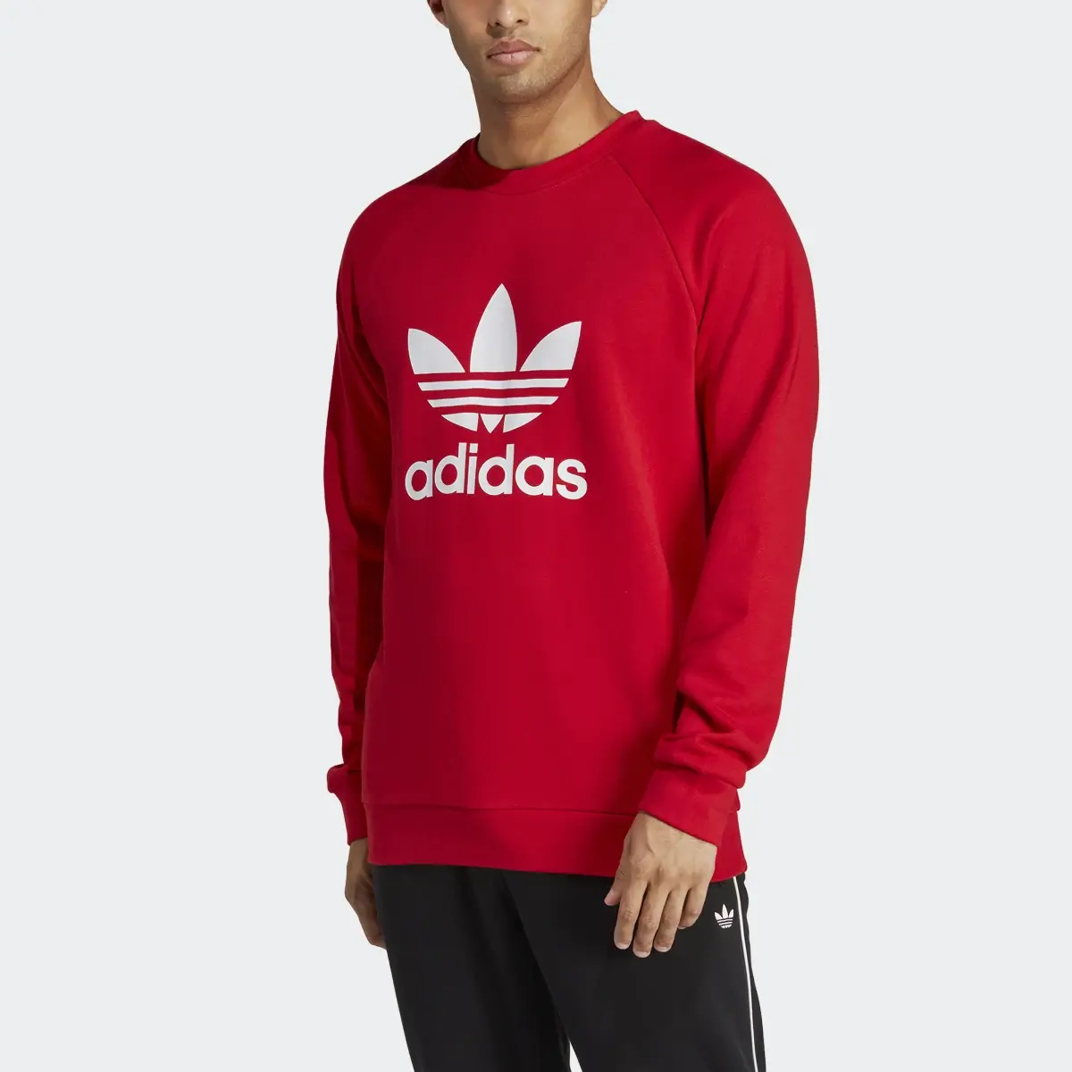 Adidas Adicolor Classics Trefoil Crewneck Sweatshirt. 1