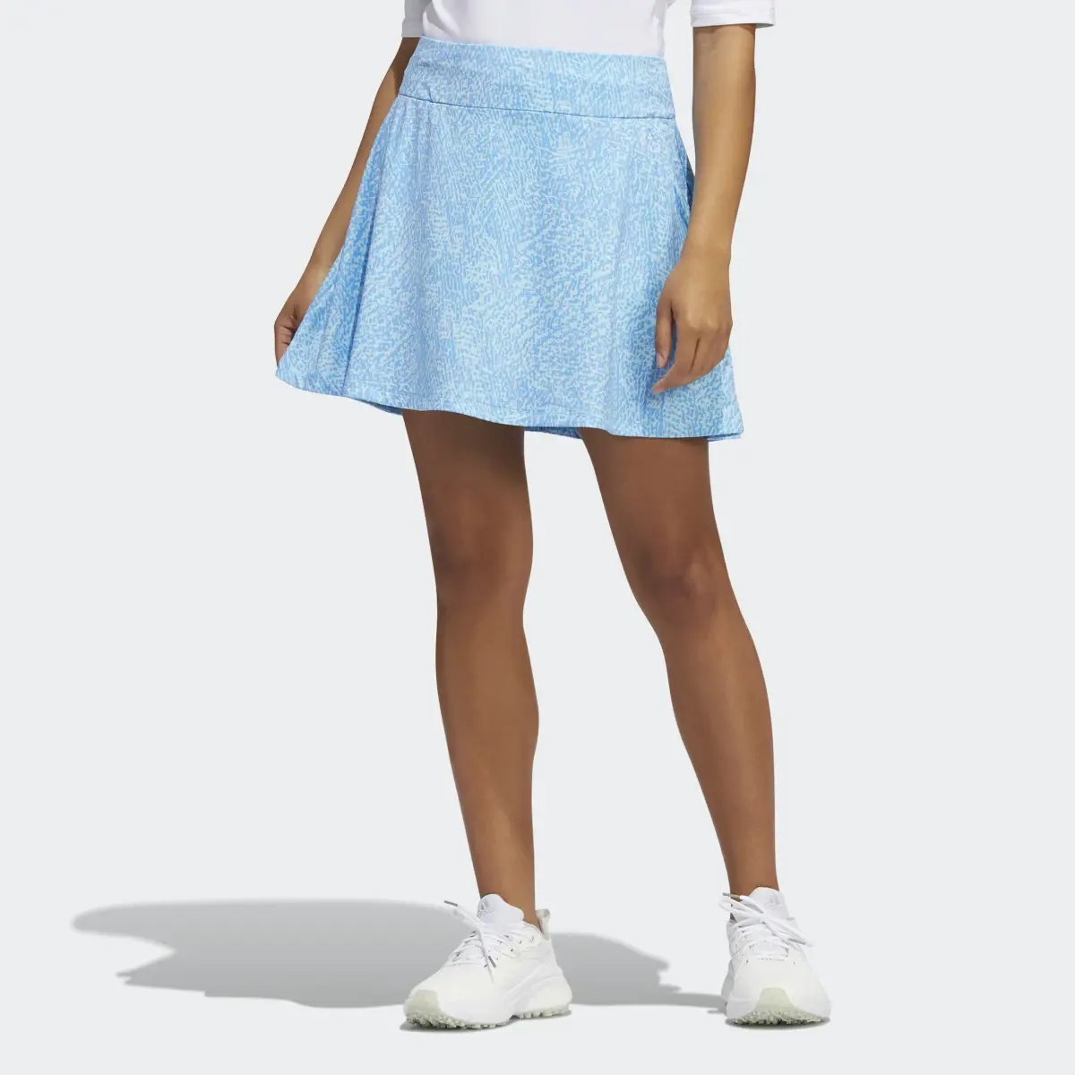 Adidas Printed Frill Golf Skirt. 1