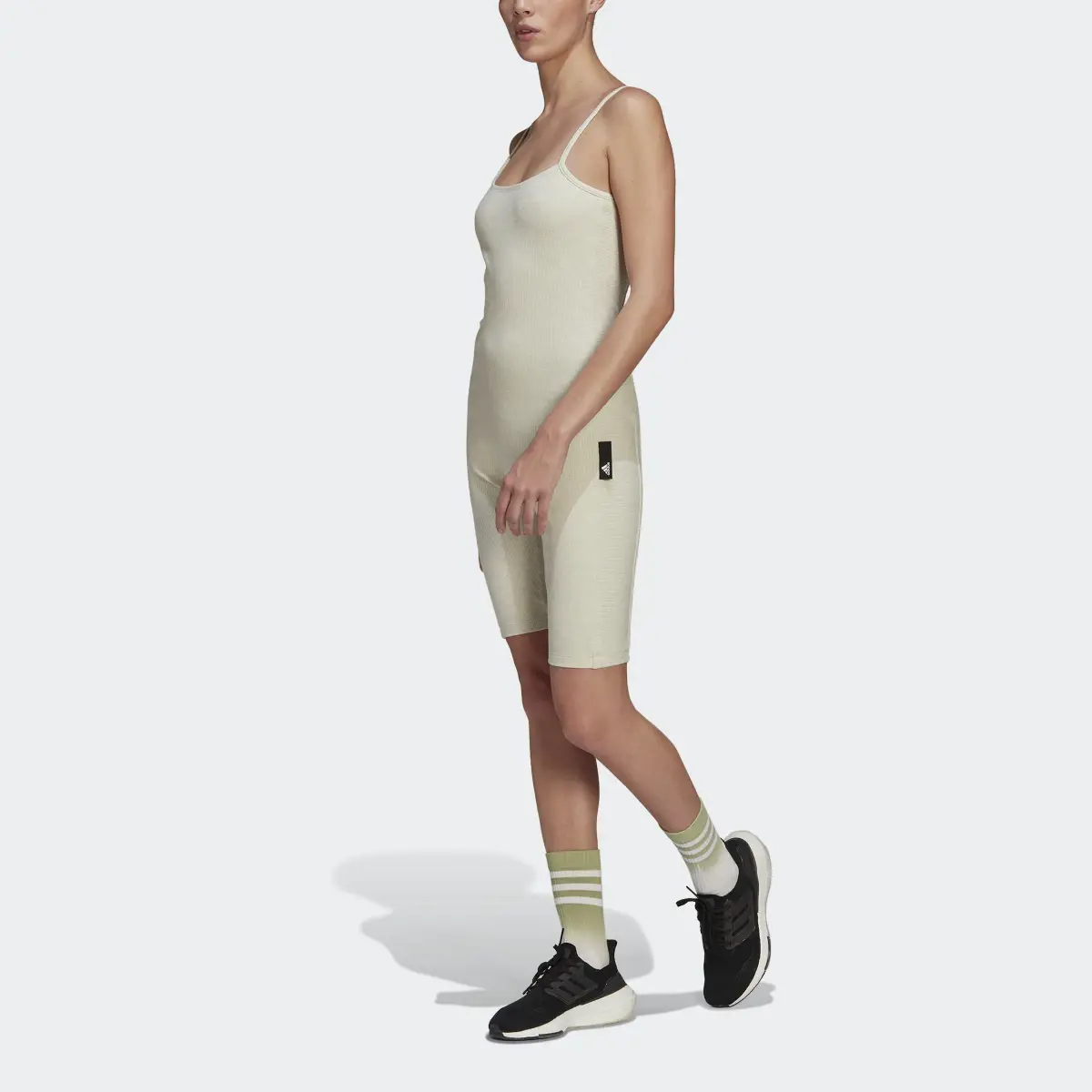 Adidas Studio Lounge Rib Jumpsuit. 1