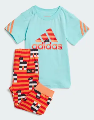 Adidas x Classic LEGO T-Shirt und Hose Set