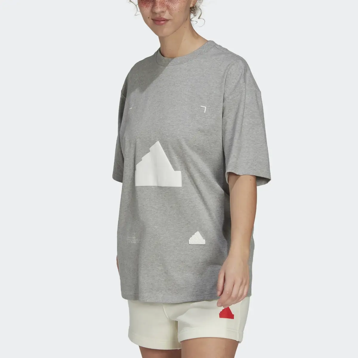 Adidas Playera Oversized. 1