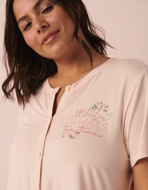 Super Soft T-shirt with Buttons