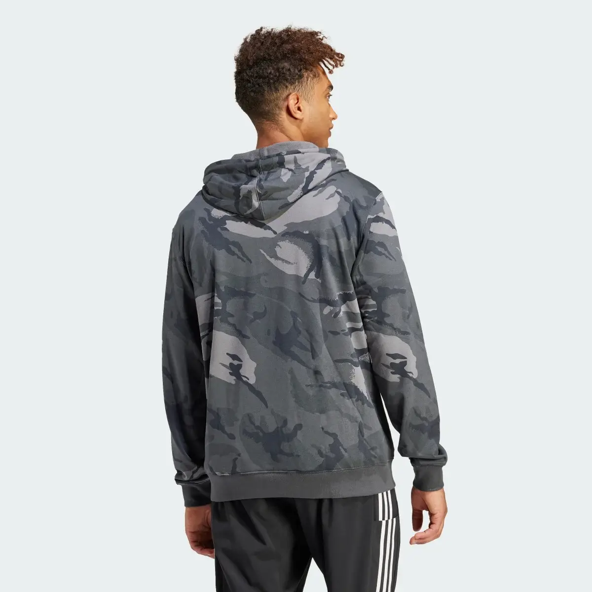 Adidas Sudadera con Gorro Seasonal Essentials Camuflaje. 3