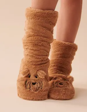 Deer Soft Plush Socks