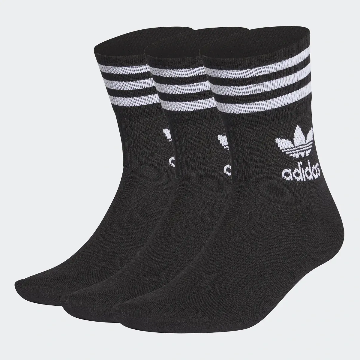 Adidas Enjoy Summer Mid Cut Crew Socks 3 Pairs. 2