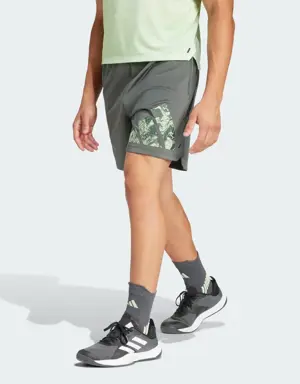 Adidas Workout Logo Knit Shorts