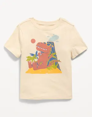 Unisex Short-Sleeve Graphic T-Shirt for Toddler beige