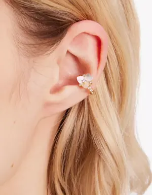 Precious Pansy Ear Cuff